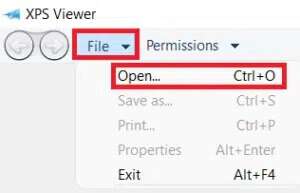 file-menu-in-xps-viewer-300x193-2-300x193 كيفية تثبيت XPS Viewer في Windows 11
