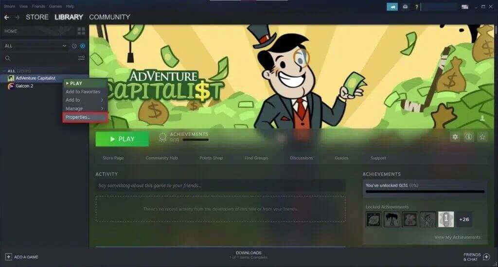 go-to-library-and-right-click-on-the-installed-gam-1024x549-1-1024x549 كيفية تنزيل ألعاب Steam على القرص الصلب الخارجي