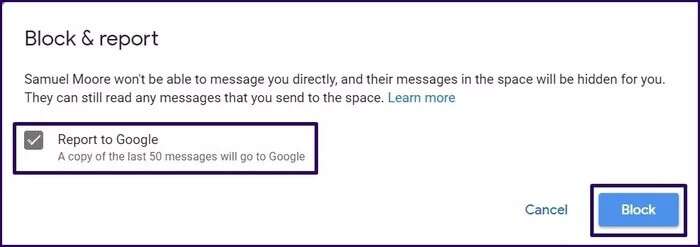 كيفية حظر المستخدمين على Google Chat في Gmail - %categories