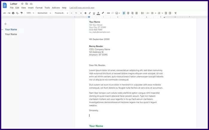 how-to-create-and-insert-signatures-in-Google-Docs-step-2_935adec67b324b146ff212ec4c69054f-700x438 كيفية إنشاء وإدراج توقيع في Google Docs