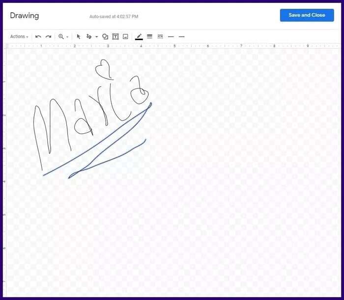 how-to-create-and-insert-signatures-in-Google-Docs-step-6_935adec67b324b146ff212ec4c69054f-700x612 كيفية إنشاء وإدراج توقيع في Google Docs