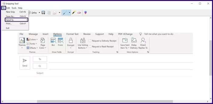 how-to-insert-screenshots-in-microsoft-outlook-step-8_935adec67b324b146ff212ec4c69054f-700x341 أفضل 3 طرق لإدراج لقطات الشاشة في Microsoft Outlook
