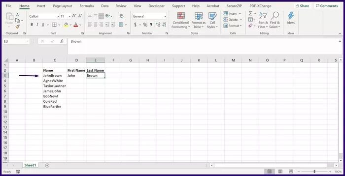 أفضل 3 طرق لتقسيم النص أو البيانات في Microsoft Excel - %categories