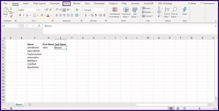 أفضل 3 طرق لتقسيم النص أو البيانات في Microsoft Excel - %categories