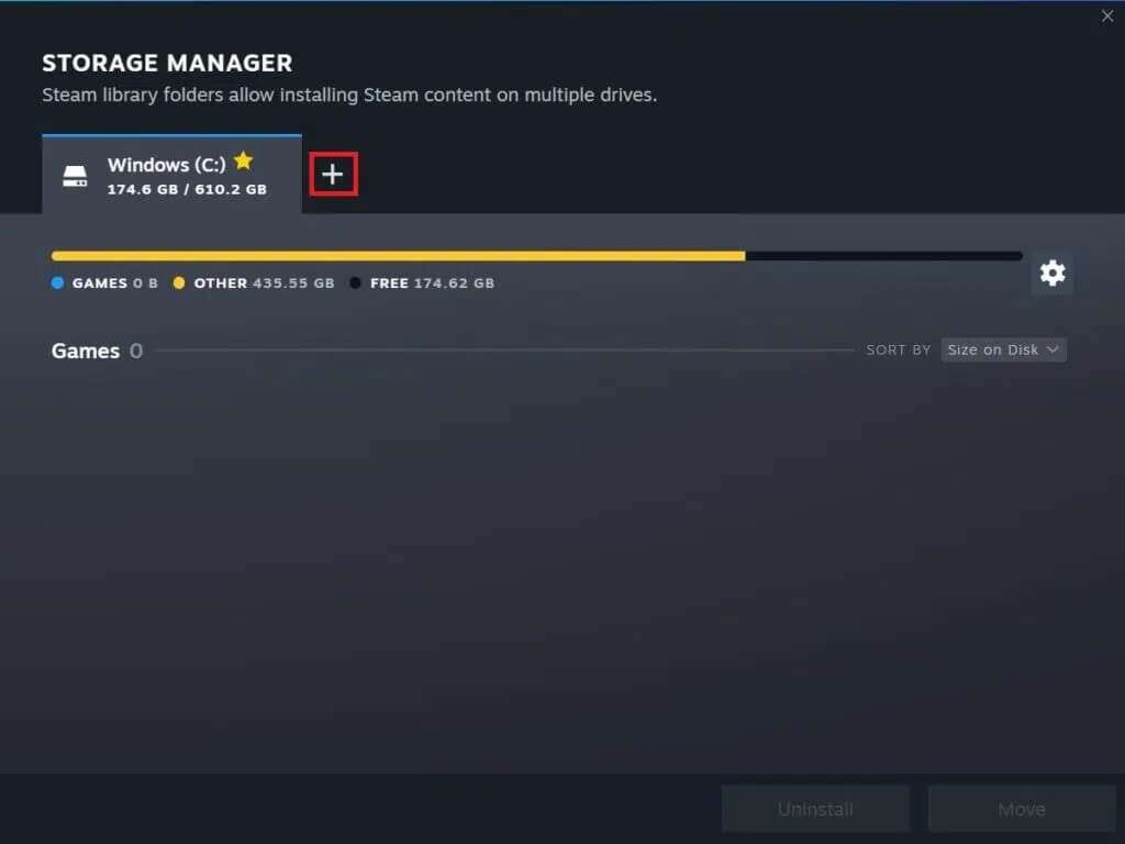 it-will-open-storage-manager-window-that-will-show-1024x768-1-1024x768 كيفية تنزيل ألعاب Steam على القرص الصلب الخارجي