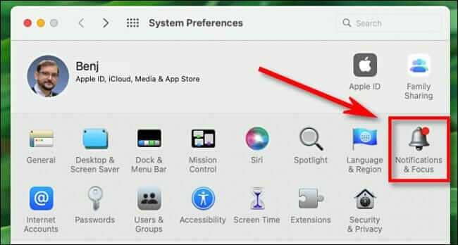 mac_select_notifications_and_focus-650x348 كيفية تعطيل مشاركة التركيز عبر iPhone و Mac