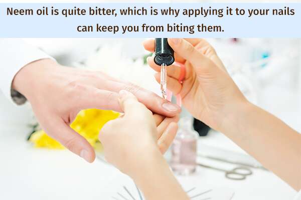 9 طرق لوقف قضم الأظافر - skin-beauty neem extracts to stop nail biting 600x400 - 9 طرق لوقف قضم الأظافر
