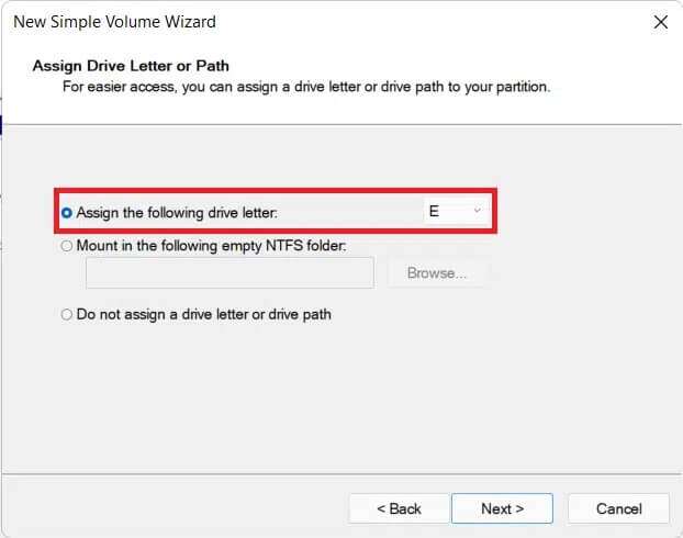 new-simple-volume-wizard-2-622x490 كيفية تقسيم محرك القرص الصلب في Windows 11