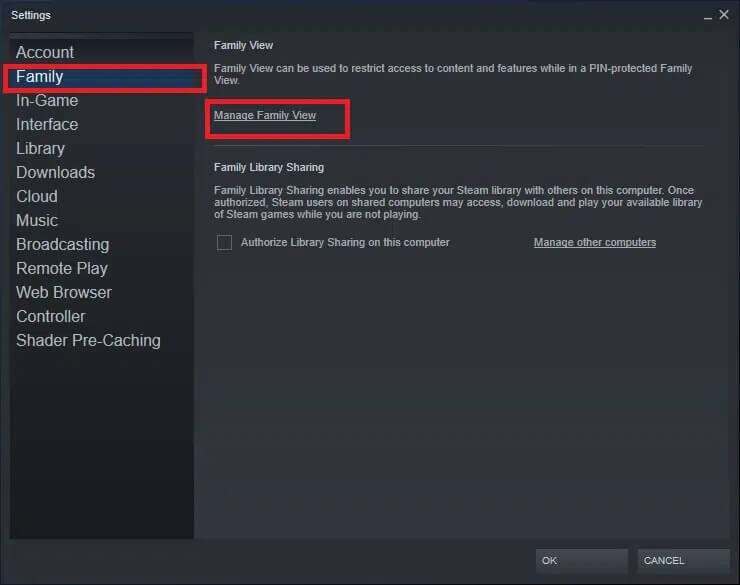 now-click-on-family-settings-and-select-the-manag-740x585 إصلاح فشل تحميل صورة Steam