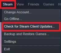 now-click-on-steam-followed-by-check-for-steam-cl-199x175 إصلاح فشل تحميل صورة Steam