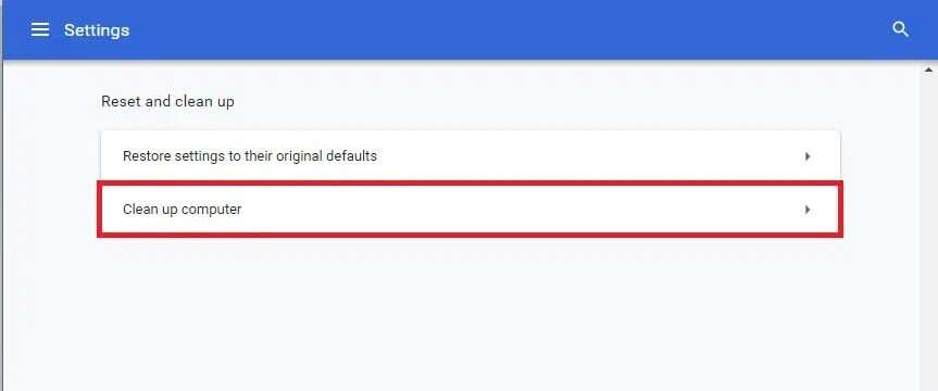 now-select-the-clean-up-computer-option-863x360 ما هي خدمة Google Chrome Elevation