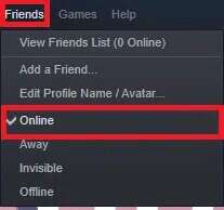 now-select-the-online-option--207x194 إصلاح فشل تحميل صورة Steam