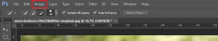 once-the-picture-opens-in-photoshop-click-on-ima-748x143 كيفية تحويل Photoshop إلى RGB
