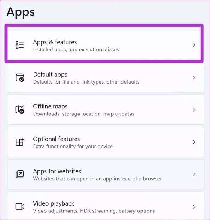 open-apps-and-features_2021-11-22-152758_935adec67b324b146ff212ec4c69054f-700x732 أفضل 9 طرق لإصلاح مشكلات اتصال على Microsoft Teams