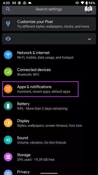 open-apps-and-notifications_7c4a12eb7455b3a1ce1ef1cadcf29289-340x605 أفضل 7 طرق لإصلاح توقف لوحة مفاتيح Android (AOSP)