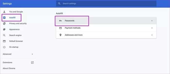 open-chrome-passwords-menu_935adec67b324b146ff212ec4c69054f-700x306 أفضل 7 طرق لإصلاح عدم حفظ Google Chrome لكلمات المرور