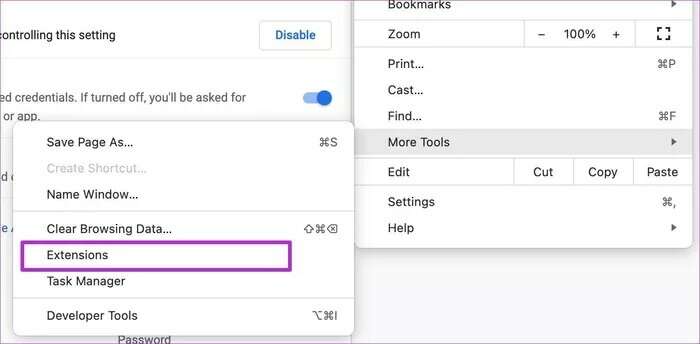open-extensions-menu_935adec67b324b146ff212ec4c69054f-700x344 أفضل 7 طرق لإصلاح عدم حفظ Google Chrome لكلمات المرور