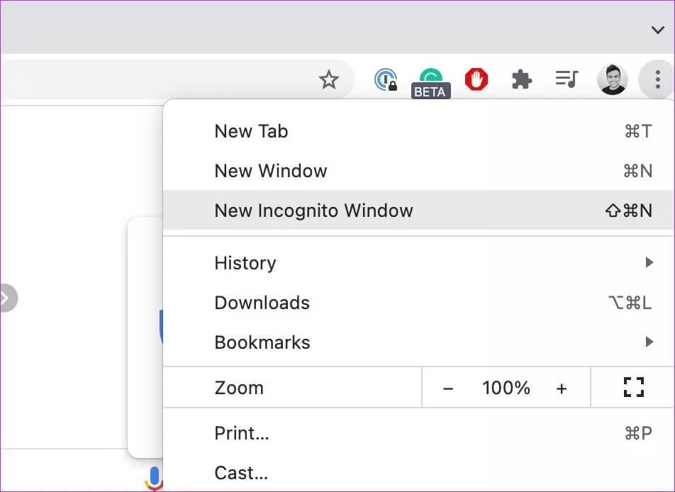 open-incognito-mode_4d470f76dc99e18ad75087b1b8410ea9 أفضل 7 طرق لإصلاح الصفحات غير المستجيبة في Google Chrome