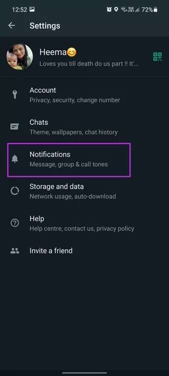 open-whatsapp-android-notification_7c4a12eb7455b3a1ce1ef1cadcf29289-340x756 أفضل 8 طرق لإصلاح صوت إشعارات WhatsApp