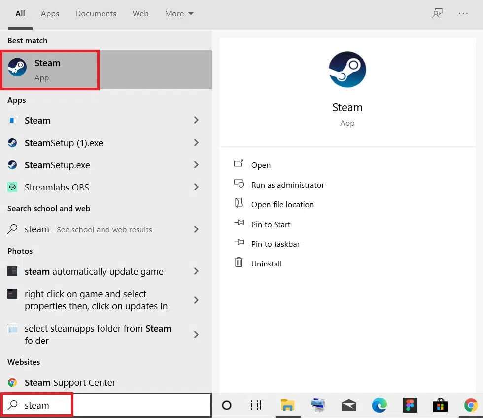press-windows-key-and-type-steam-then-hit-Enter-980x847 إصلاح فشل تحميل صورة Steam