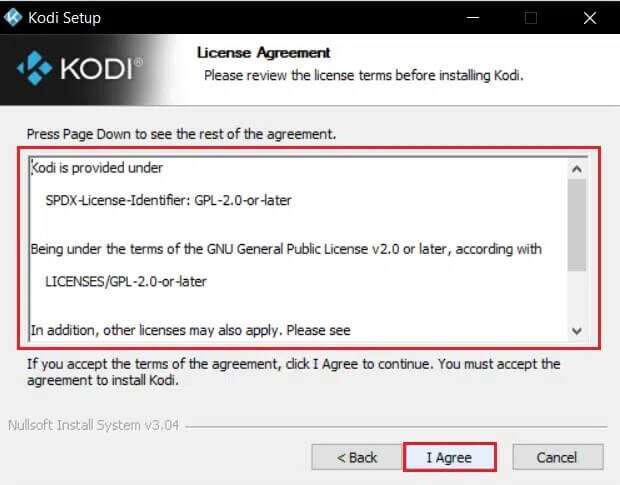read-the-licence-agreement-and-select-I-agree-button-in-kodi-installer-window-620x485 كيفية تثبيت Kodi