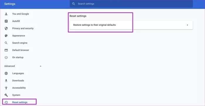 reset-settings-menu_935adec67b324b146ff212ec4c69054f-700x362 أفضل 7 طرق لإصلاح عدم حفظ Google Chrome لكلمات المرور