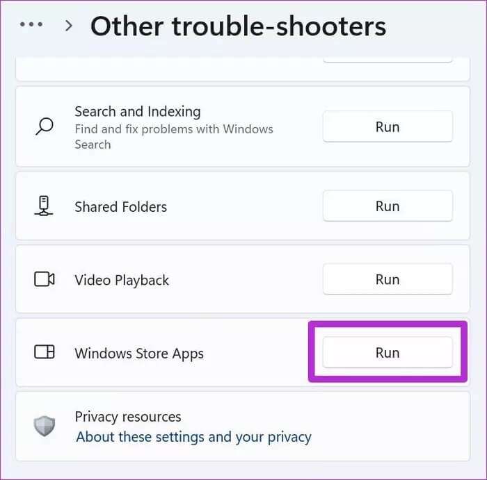run-windows-store-apps-troubleshooter_2021-11-19-064219_935adec67b324b146ff212ec4c69054f-700x691 أفضل 8 طرق لإصلاح تعطل Telegram على Windows 10 و Windows 11