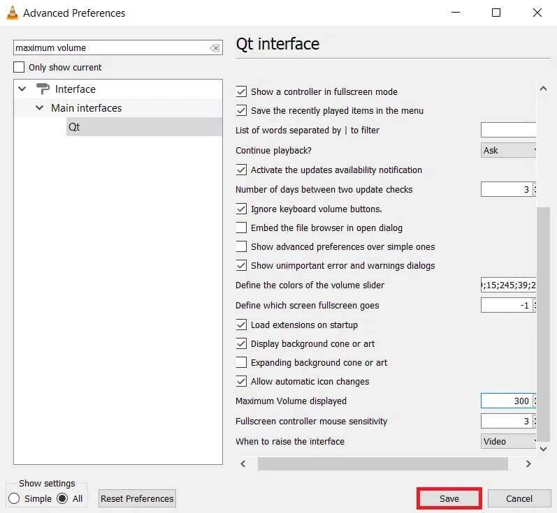 save-797x735 كيفية زيادة حجم الصوت على Windows 10