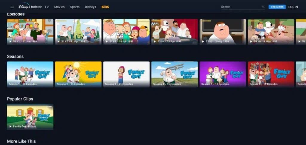 أين تشاهد Family Guy - %categories