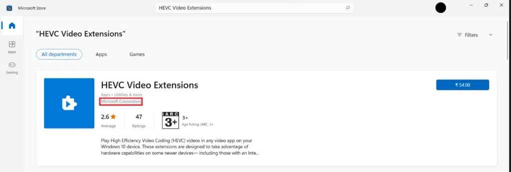 search-results-for-hevc-video-extentions-1024x346-1-1024x346 كيفية تثبيت HEVC Codecs في نظام التشغيل Windows 11