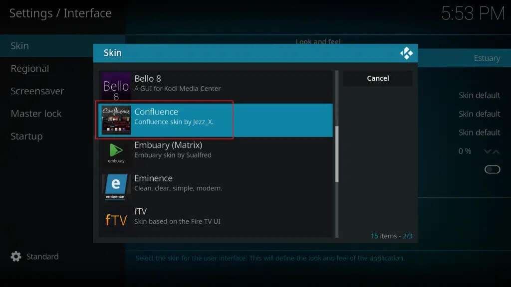 select-confluence-skin-in-Kodi-app-1024x576-1-1024x576 كيفية إضافة المفضلة في Kodi