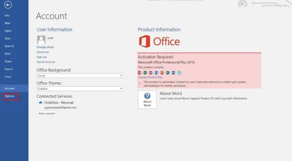 select-options-from-the-menu-as-shown-1024x565-1-1024x565 حل مشكلة توقف Microsoft Office Word عن العمل Windows 10