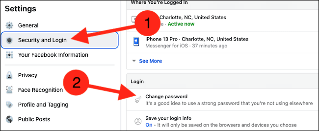 select-security-and-login-and-then-click-change-password كيفية تغيير كلمة مرور Facebook الخاصة بك