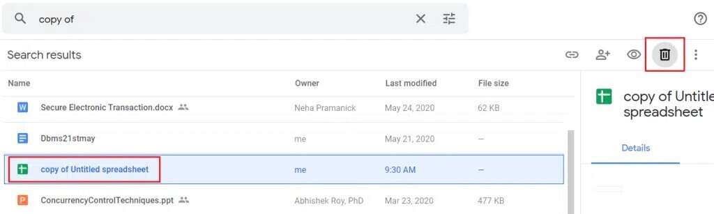 select-the-duplicate-file-and-click-on-the-delete-or-trash-icon-in-Google-Drive-1024x307-1-1024x307 كيفية إزالة الملفات المكررة في Google Drive