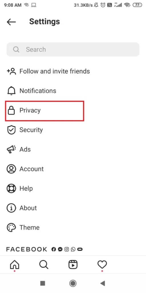 select-the-privacy-option-512x1024-1 كيف ترى آخر ظهور على Instagram