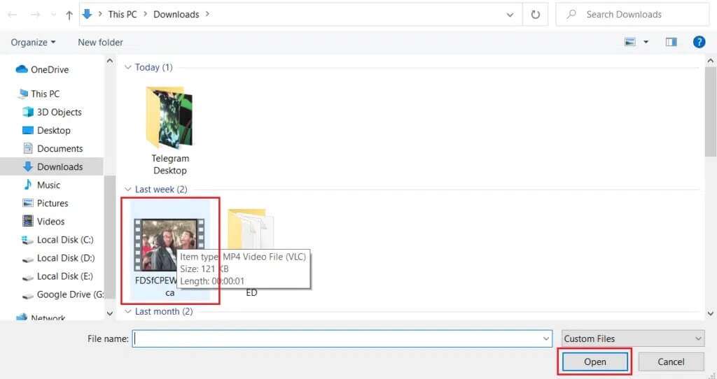 select-video-and-click-on-Open-1024x542-1-1024x542 كيفية إضافة الترجمة إلى الفيلم بشكل دائم