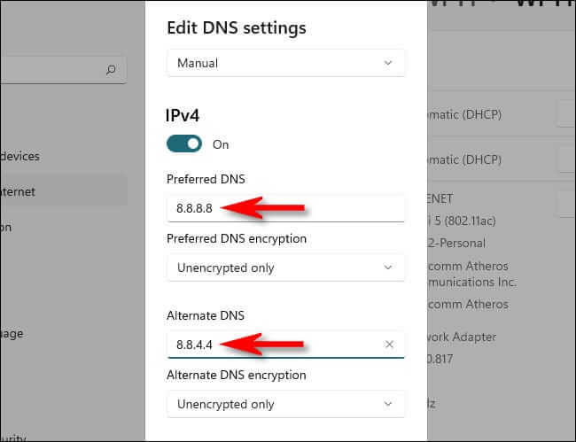 كيفية تغيير خوادم DNS على Windows 11 - %categories