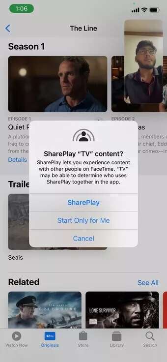 shareplay-apple-tv_7c4a12eb7455b3a1ce1ef1cadcf29289-340x736 كيفية استخدام Share Play على FaceTime على iPhone و iPad
