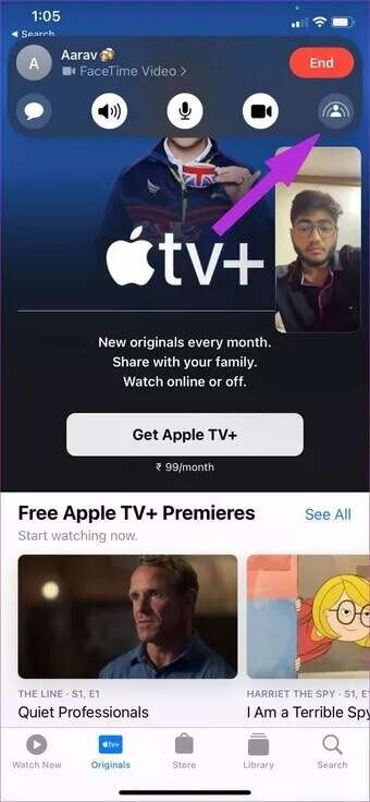 shareplay-in-apple-tv-action_7c4a12eb7455b3a1ce1ef1cadcf29289-340x736 كيفية استخدام Share Play على FaceTime على iPhone و iPad