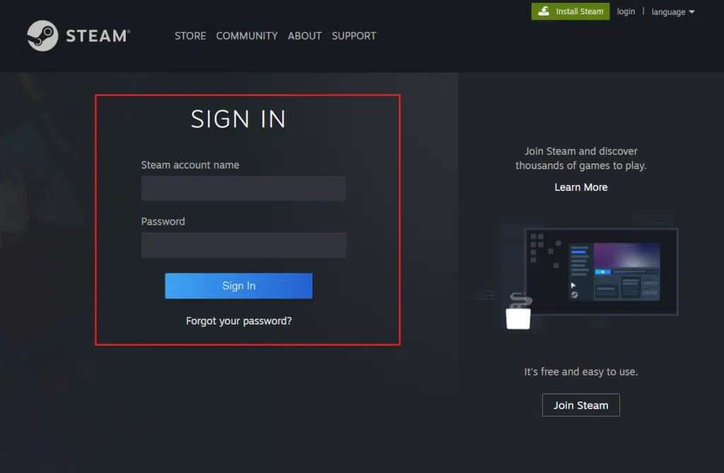 steam-web-sign-in-or-log-in-1024x669-1-1024x669 إصلاح فشل تحميل صورة Steam