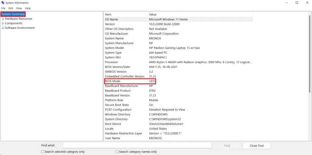 system-information-window-1024x509-1-1024x509 كيفية إنشاء محرك أقراص USB قابل للتشغيل بنظام Windows 11