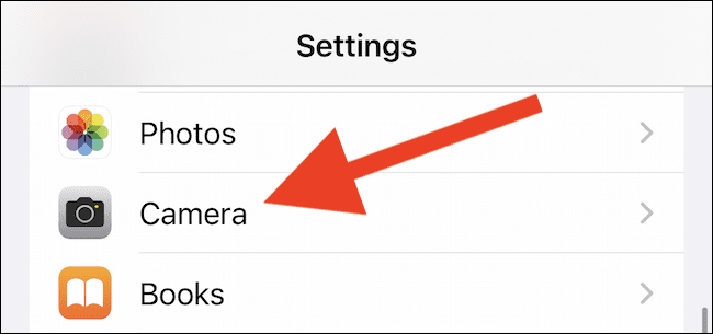 tap-the-camera-option كيفية جعل iPhone يستخدم ملفات JPG و MP4 بدلاً من HEIF و HEIC و HEVC