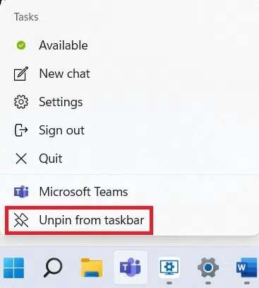 taskbar-context-menu--367x407 كيفية تثبيت التطبيقات على شريط المهام في Windows 11