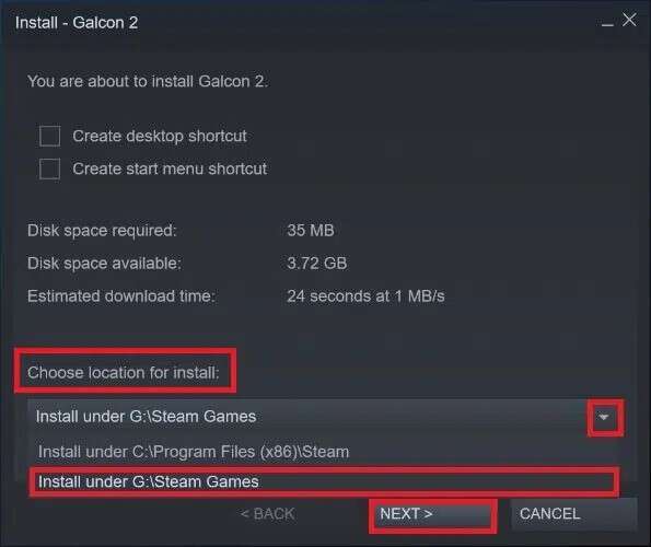 under-choose-location-for-install-category-click-595x500 كيفية تنزيل ألعاب Steam على القرص الصلب الخارجي