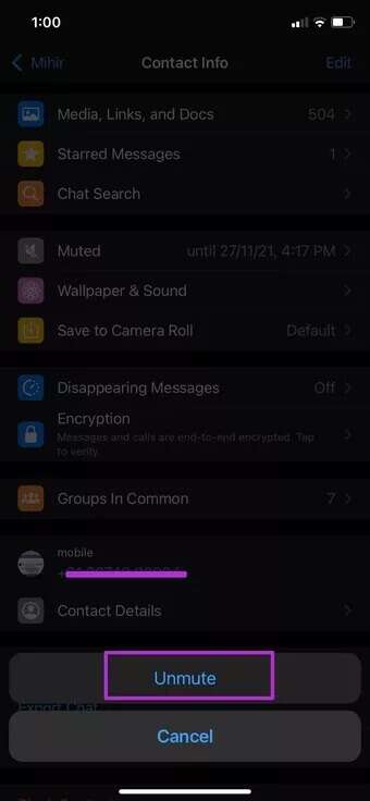 unmute-conversation_2021-11-21-075238_7c4a12eb7455b3a1ce1ef1cadcf29289-340x736 أفضل 8 طرق لإصلاح صوت إشعارات WhatsApp