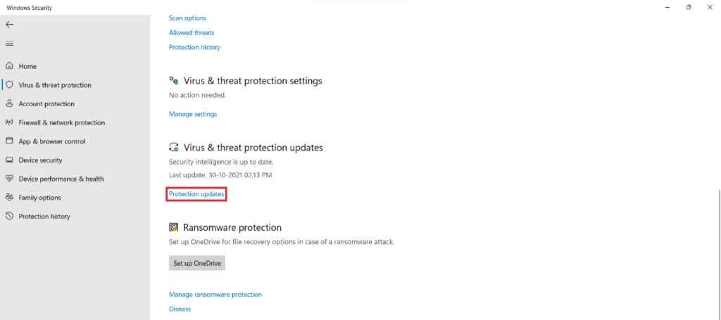 virus-and-threat-protection-section-1024x455-1-1024x455 كيفية إصلاح مواجهة خطأ في التحديث على Windows 11