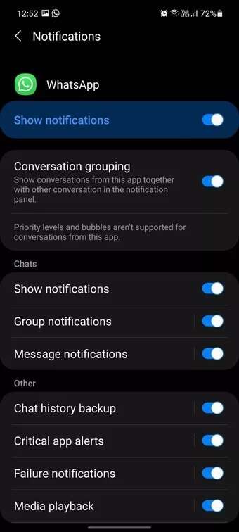 whatsapp-notificaiton-channel_7c4a12eb7455b3a1ce1ef1cadcf29289-340x756 أفضل 8 طرق لإصلاح صوت إشعارات WhatsApp