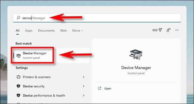 win11_start_device_manager-650x349 كيفية تحديث برامج التشغيل على Windows 11
