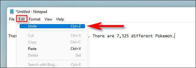 windows_notepad_undo-650x226 كيفية التراجع (والإعادة) على جهاز كمبيوتر يعمل بنظام Windows