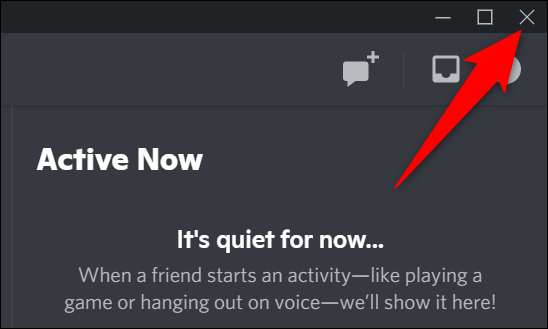1-close-discord-app كيفية تحديث Discord